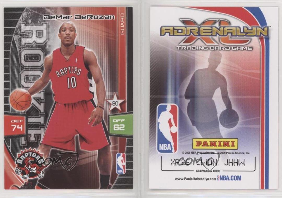 Panini NBA adrenalyn xl-DeMar DeRozan-toronto