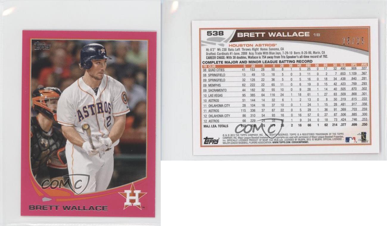 Brett Wallace Topps 2013 #538 Houston Astros