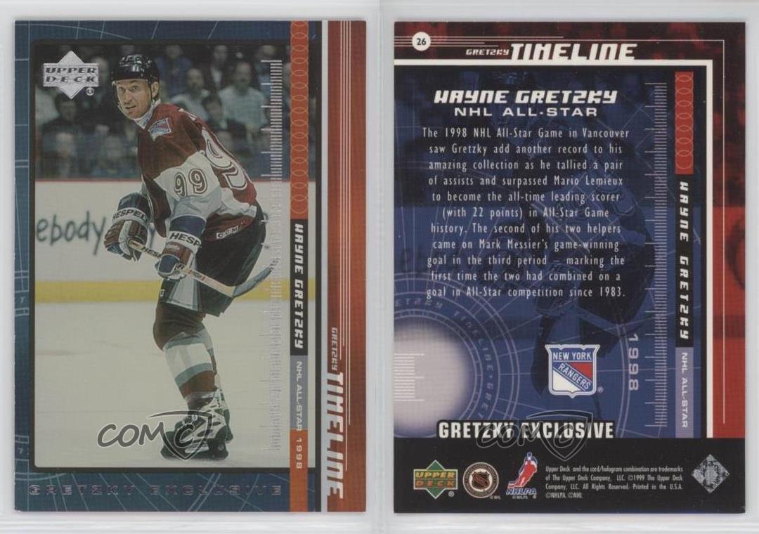 1999-00 Upper Deck Gretzky Exclusive Wayne Gretzky #26 HOF | eBay