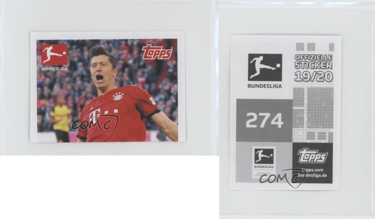 2019-20 Topps Bundesliga Album Stickers Tore Tore Tore Robert Lewandowski  #274 | eBay