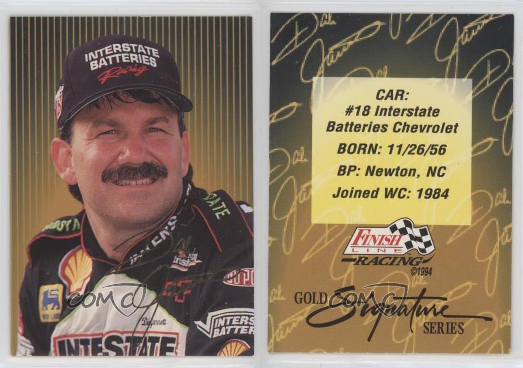 1994 Finish Line Gold Signature Series Dale Jarrett #18 HOF - Picture 4 of 4