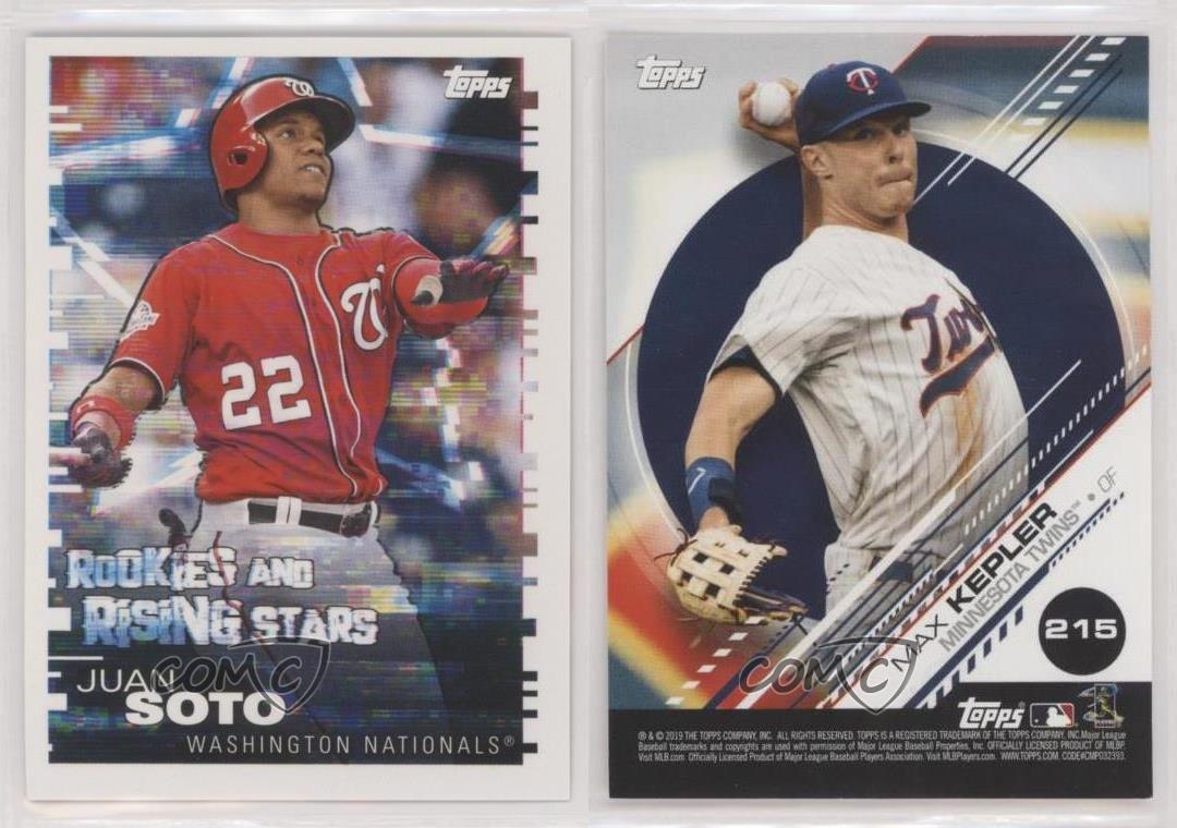 Juan Soto Rookies and Rising Stars Sticker 2019 Topps #215