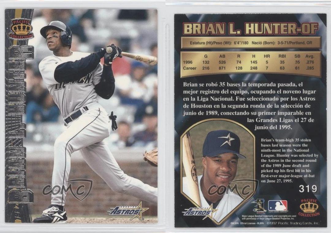 1997 Pacific Crown Collection - Brian Hunter #319 Silver