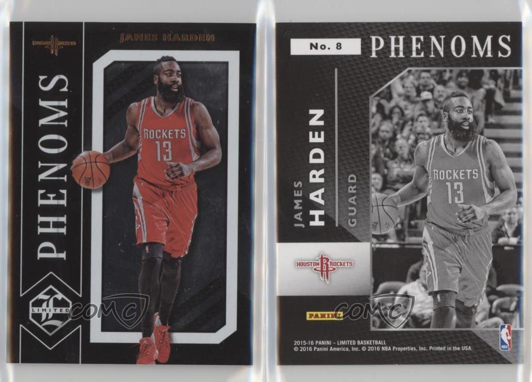 2015-16 Panini Limited Phenoms James Harden #8 - Picture 4 of 4