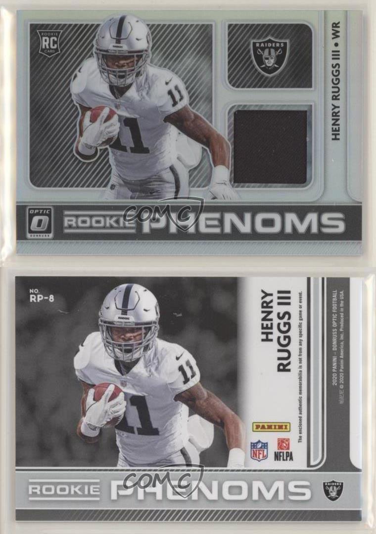 2020 Henry Ruggs III Panini Donruss Football RC Rookie Phenoms