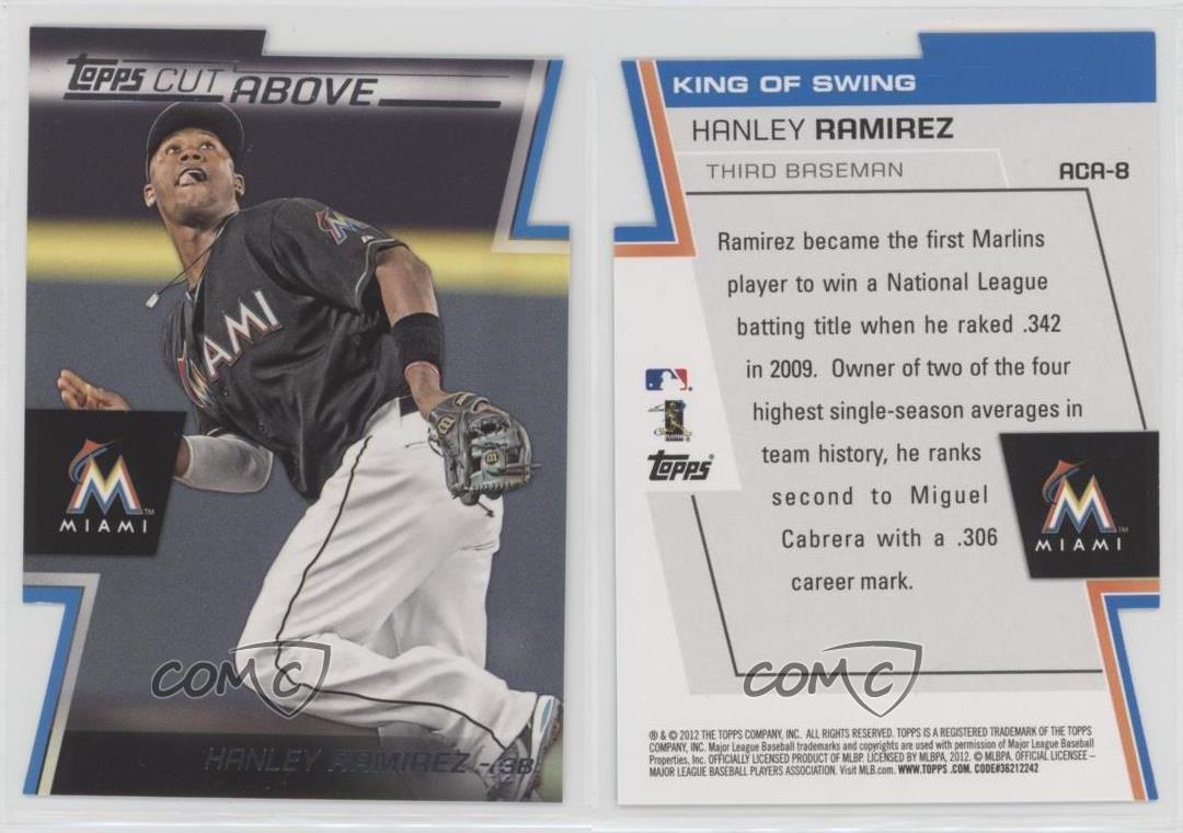 Hanley Ramirez 2012 Topps A Cut Above #ACA-8 - Miami Marlins at 's  Sports Collectibles Store