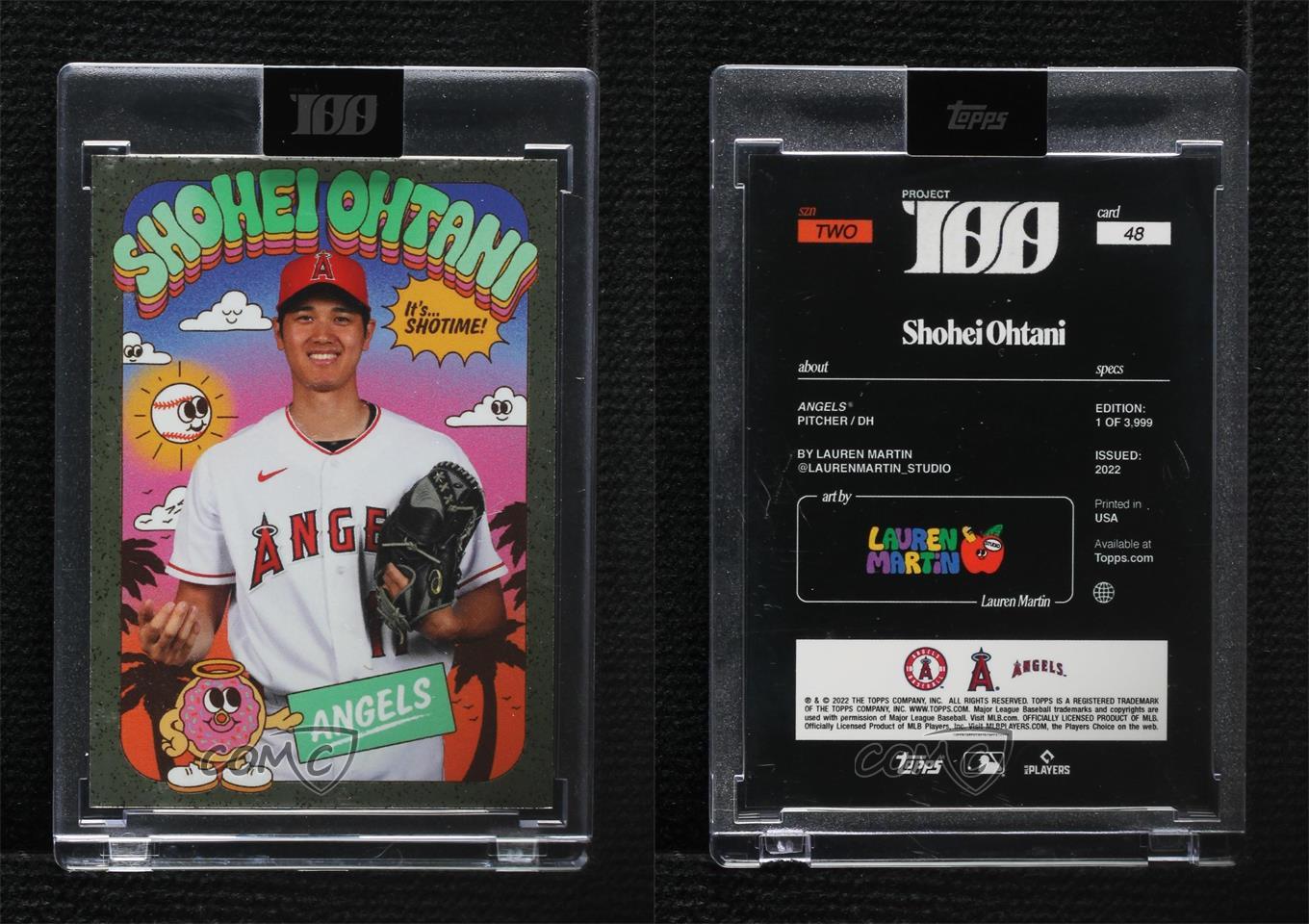 2022 Project 100 Online Exclusive Season Two by Lauren Martin Shohei Ohtani #48 - Picture 3 of 5