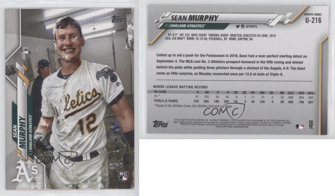 2020 Update SP Photo Variation Sean Murphy (Celebration Vertical) Rookie RC