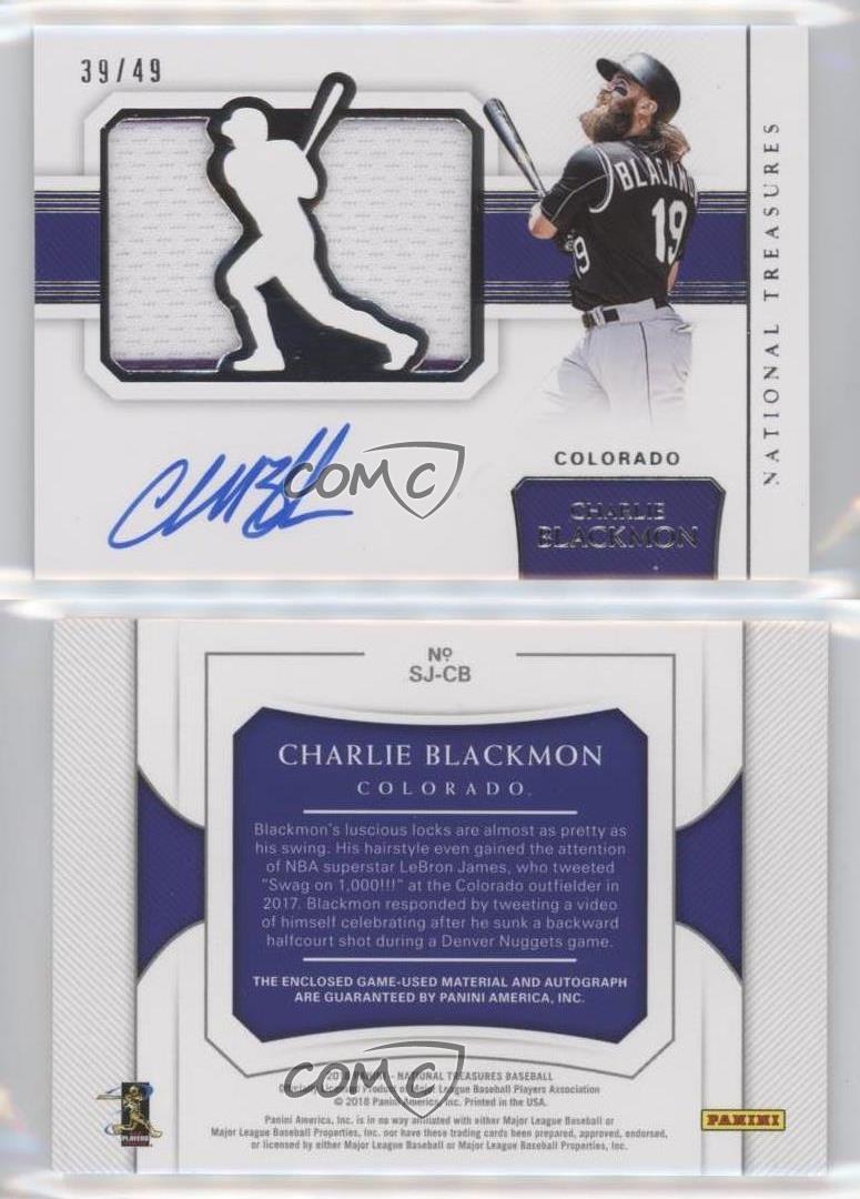 Charlie Blackmon is a national treasure. - Colorado Rockies