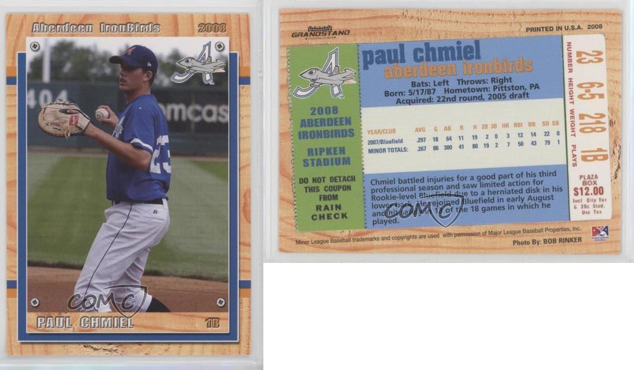 2008 Grandstand Aberdeen IronBirds Paul Chmiel - Imagen 3 de 3