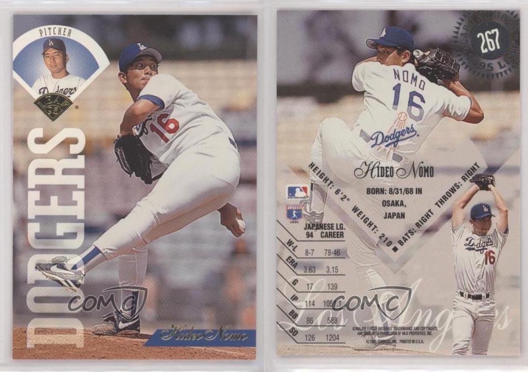 1995 Leaf Hideo Nomo #267 Rookie RC - Bild 5 von 7