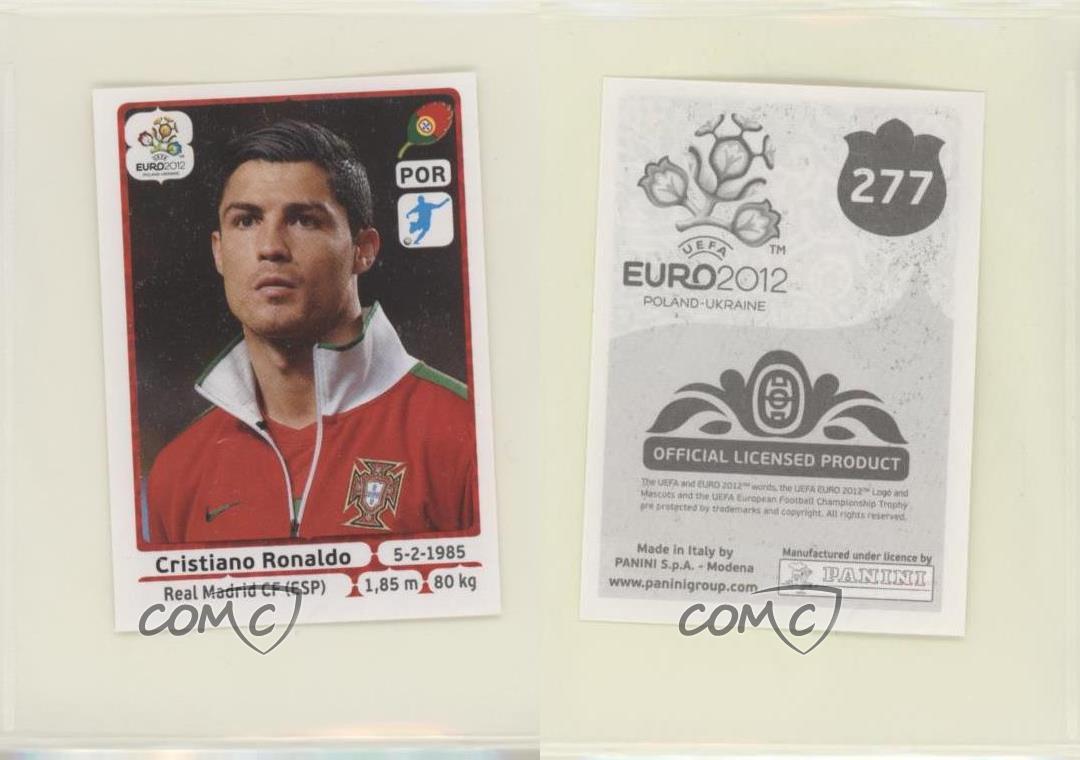 Panini Only Available In Holland Very Rare Euro 2012 Sticker Of Ronaldo 