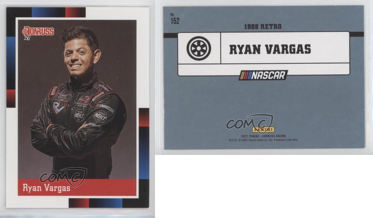 2021 Panini Donruss NASCAR Retro 1988 Ryan Vargas #152 Rookie RC