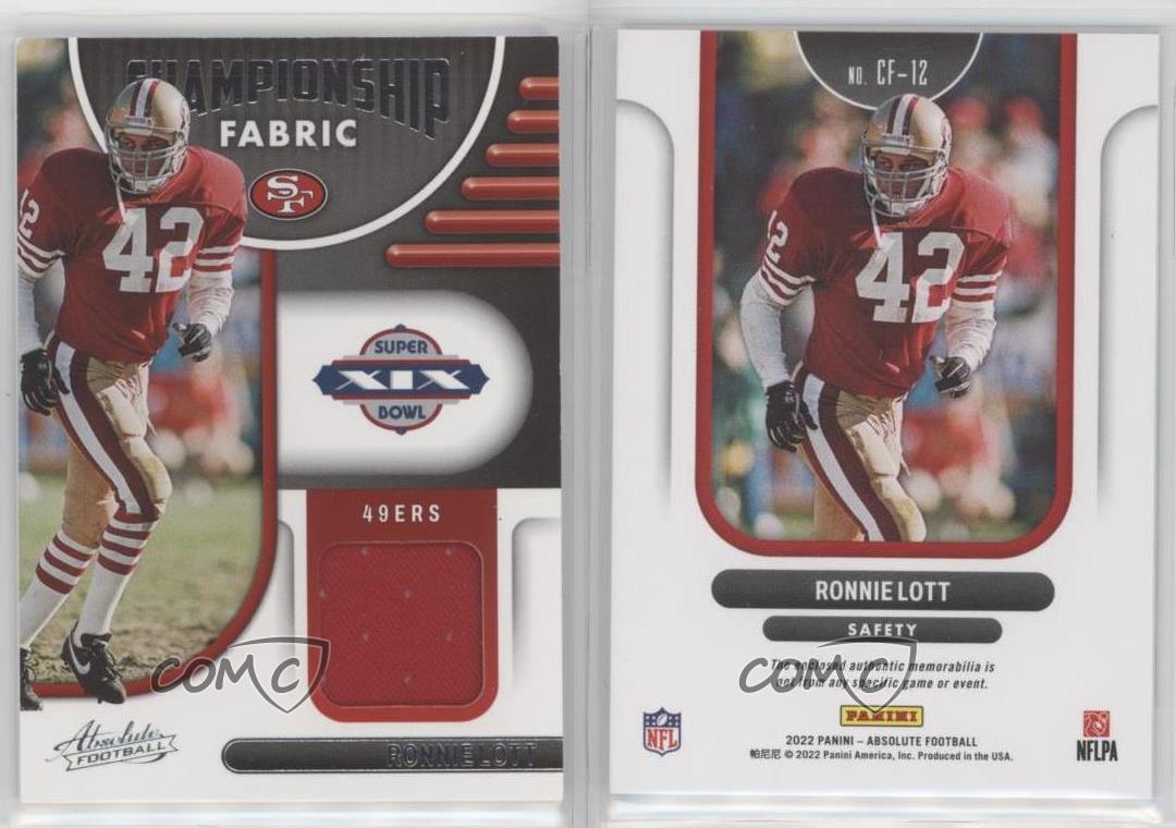 Panini Absolute Football 2022 Championship Fabric Jersey Card CF-12 Ro