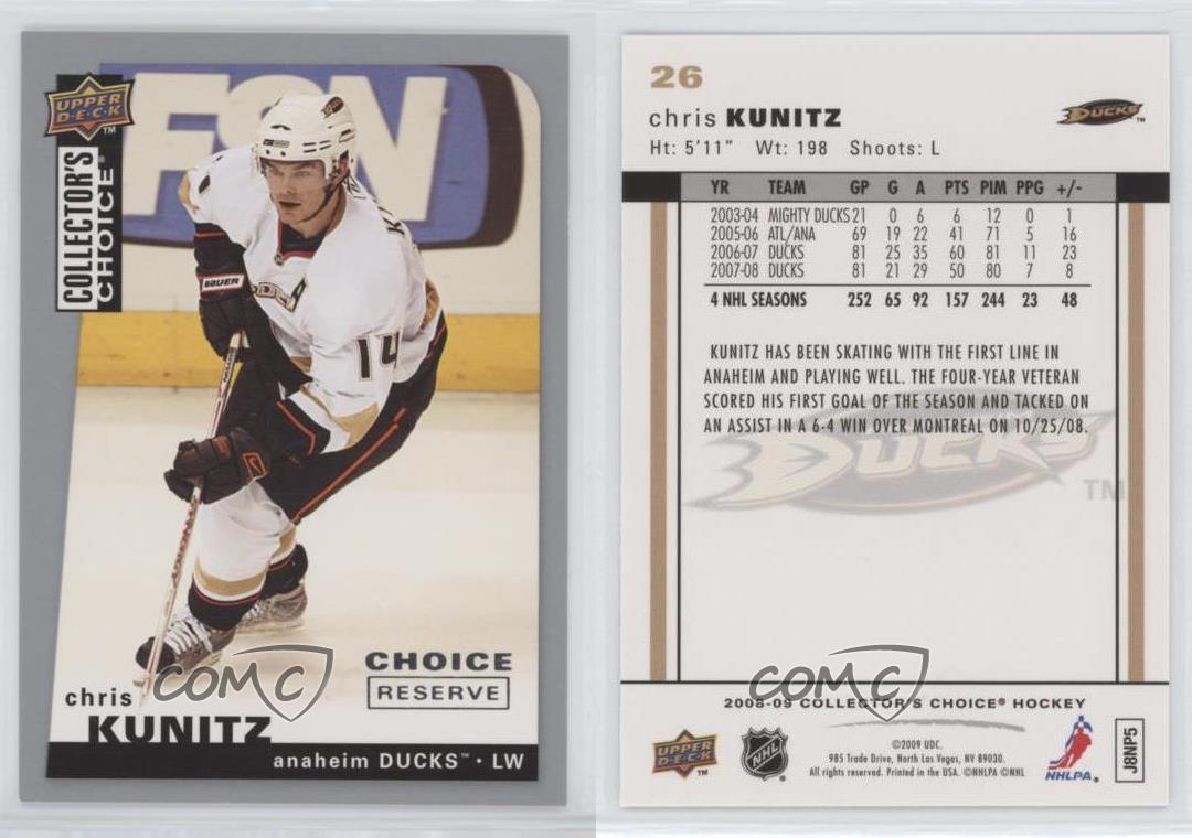 2008-09 Upper Deck Collector's Choice Choice Reserve Silver Chris