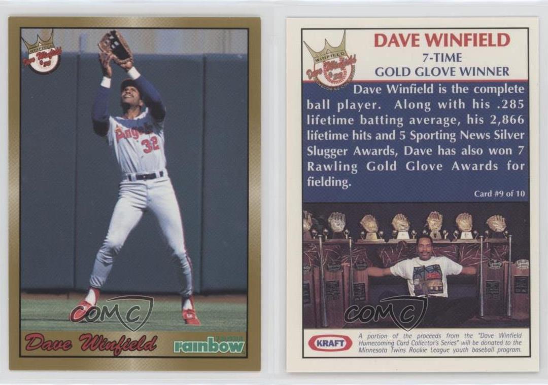 1993 Rainbow Foods Dave Winfield Baseball - Gallery