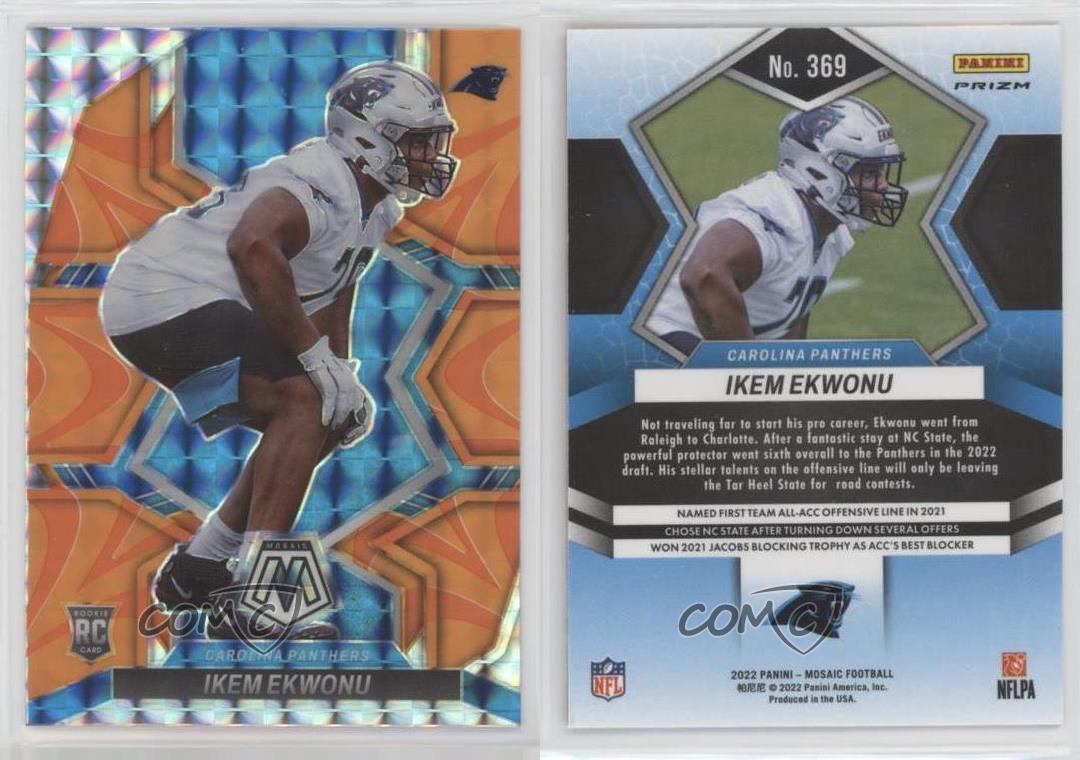 2022 Panini Mosaic - [Base] - Mosaic Prizm #369 - Rookies - Ikem Ekwonu