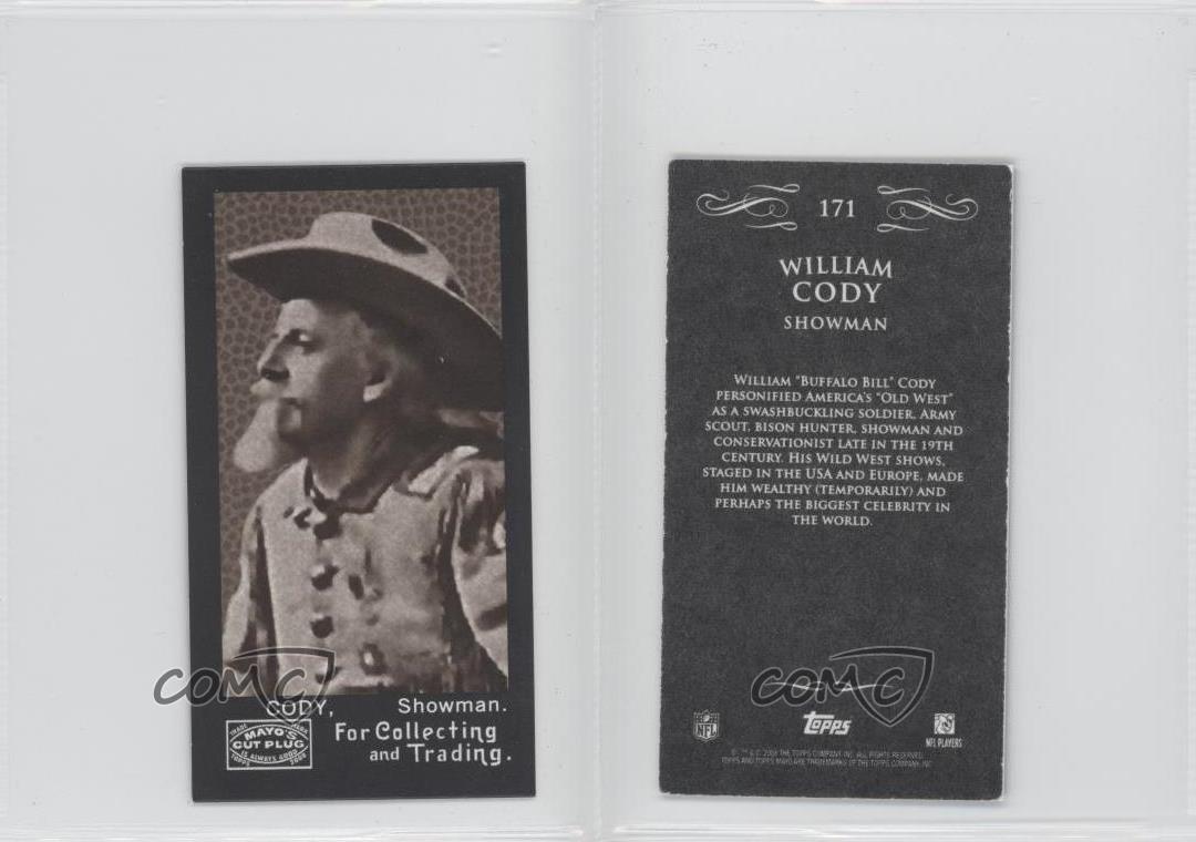 2008 Topps Mayo Mini Buffalo Bill Cody William Cody #171 | eBay