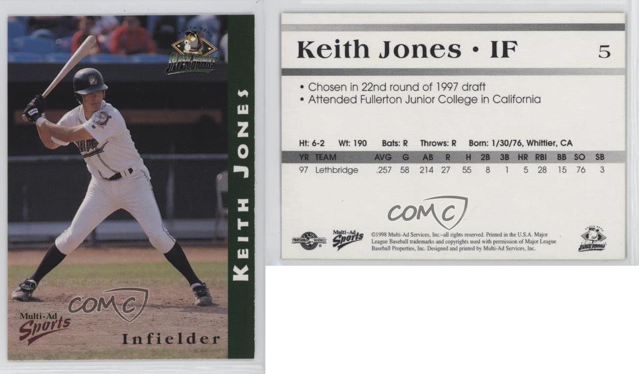 1998 Multi-annonces Sports South Bend Silver 2024 Hawks Keith Jones #5