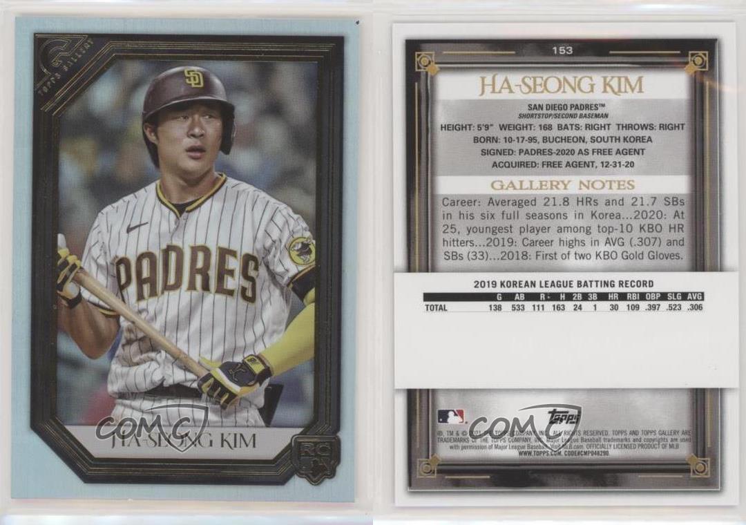 2021 Topps Gallery RC #153 Ha-Seong Kim