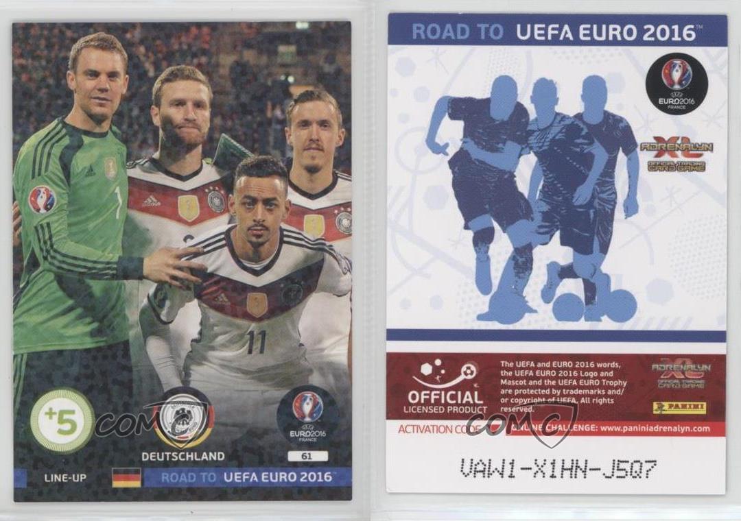 15 Panini Adrenalyn Xl Road To Uefa Euro 16 Line Up Germany 61 Ebay