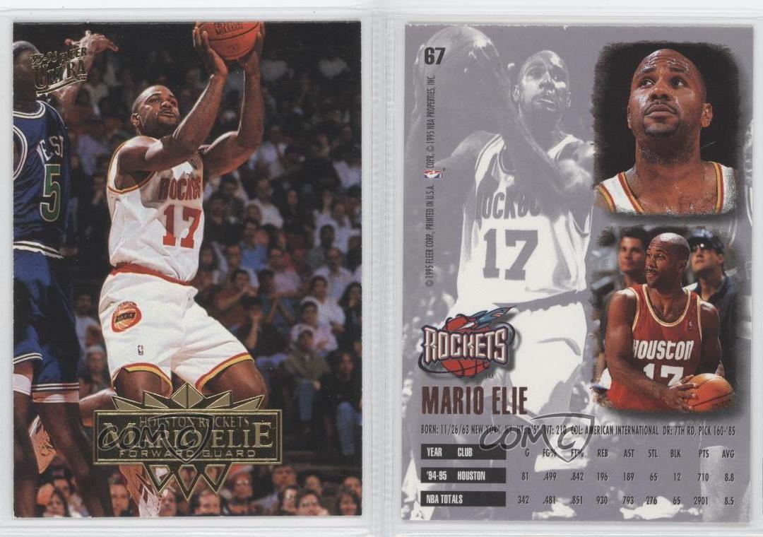 1995-96 Fleer Ultra Mario Elie #67 - Picture 3 of 4