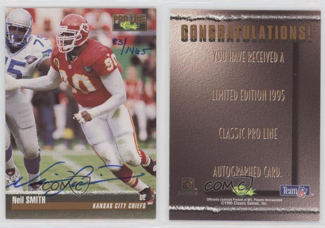 1995 Classic Pro Line Auto /1465 Neil Smith Auto