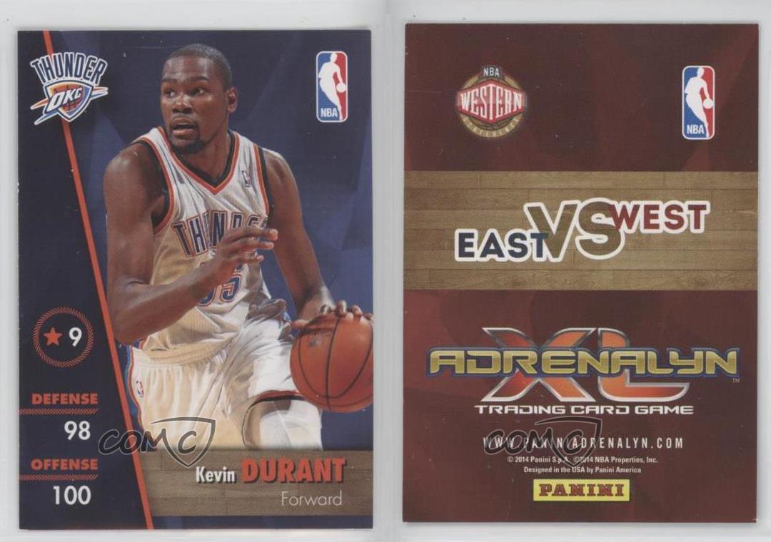 2014-15 Panini NBA (International) Adrenalyn XL East vs West Kevin Durant