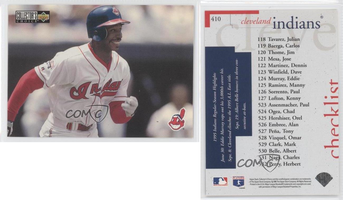 Kenny Lofton 1996 Upper Deck Collector's Choice #410 Cleveland