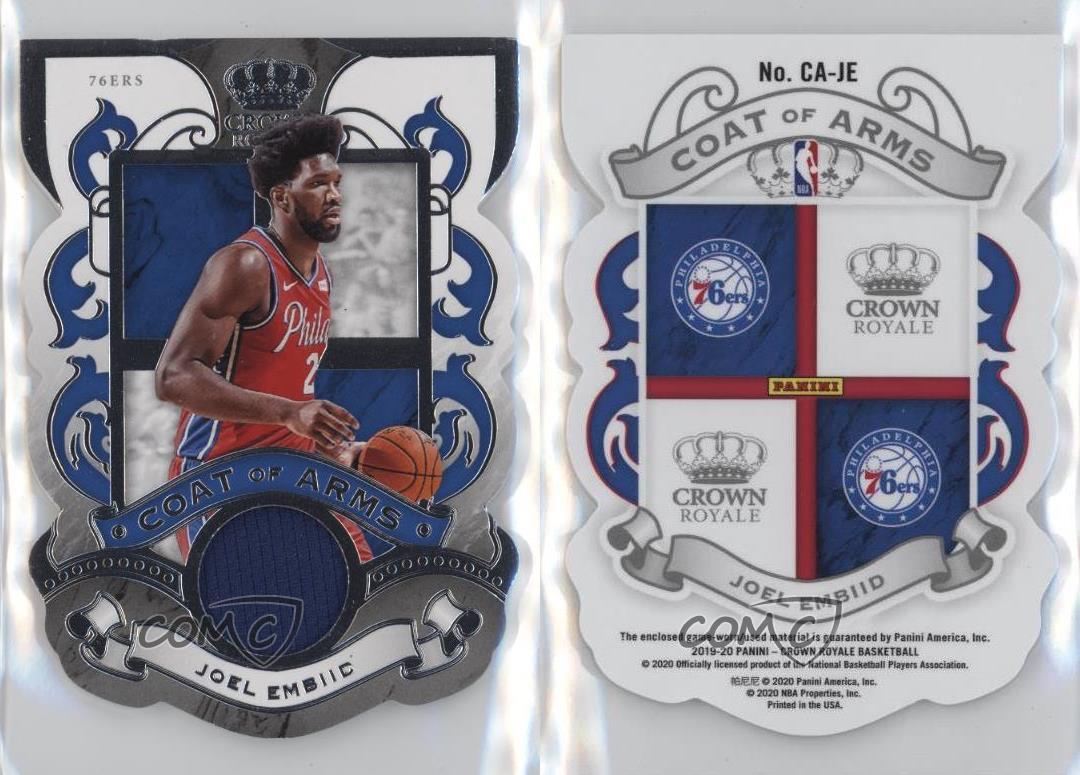 2019-20 Panini Crown Royale Stemma Joel Embiid #CA-JE - Foto 4 di 4