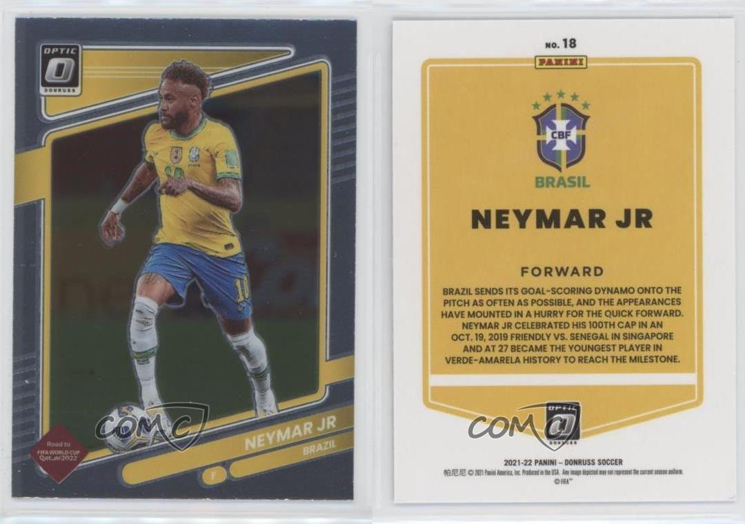 2021-22 Panini Donruss Road to Qatar Optic Neymar Jr #18 | eBay
