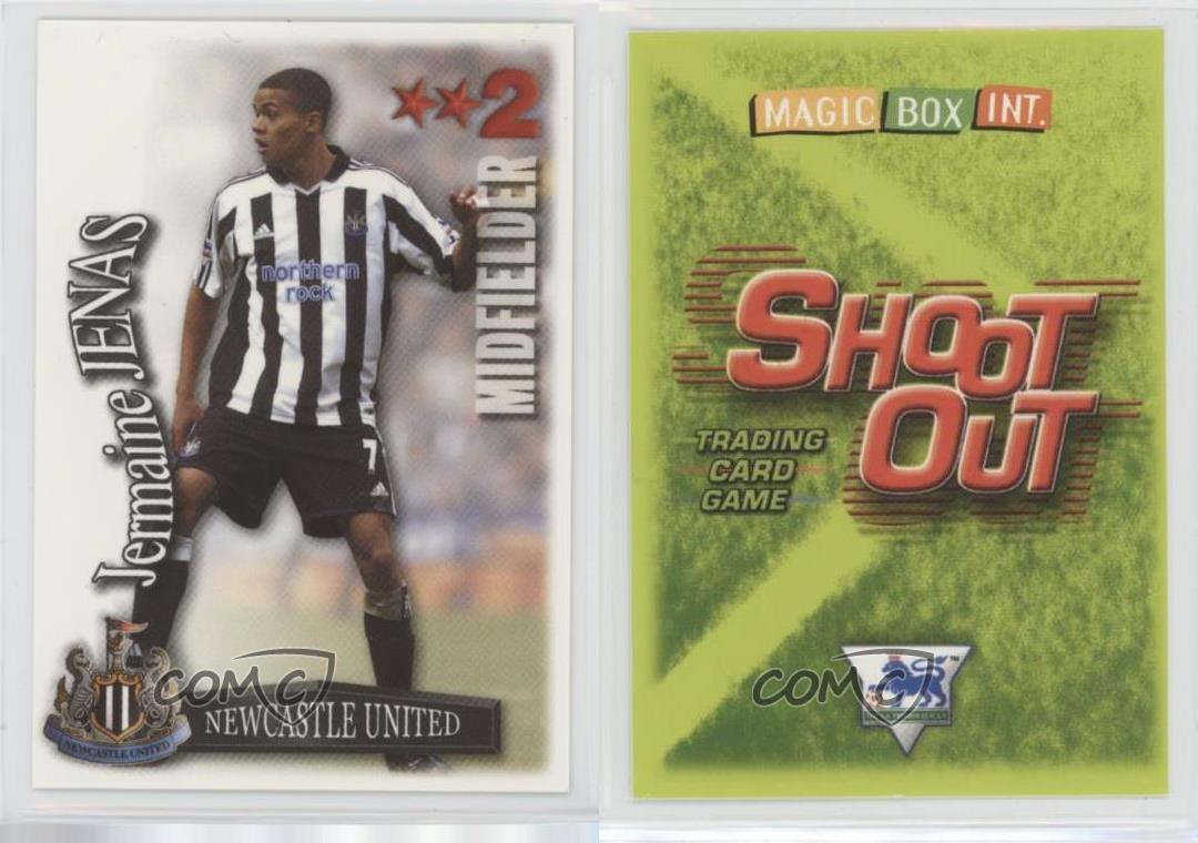 2003 Magic Box International Shoot Out Premier League Jermaine Jenas Rookie RC