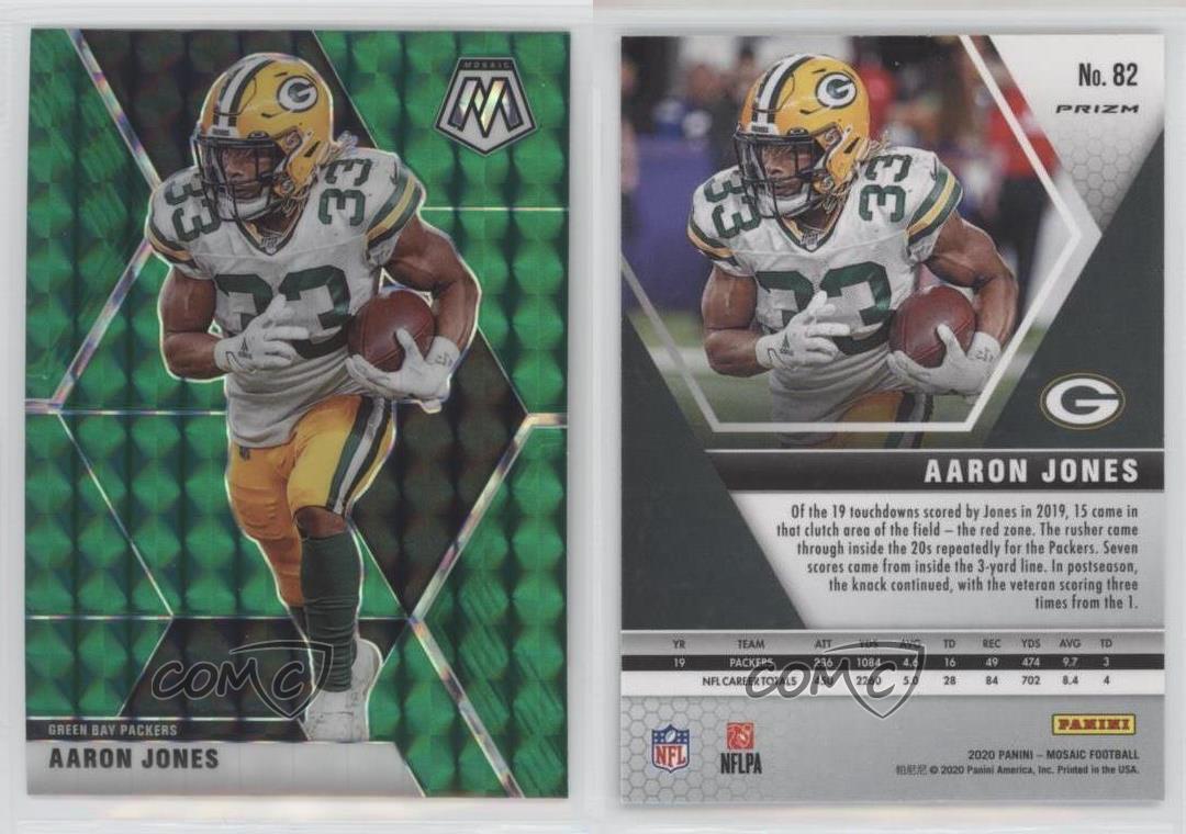 Aaron Jones - Green Bay Packers 2020-21 Panini Mosaic #82