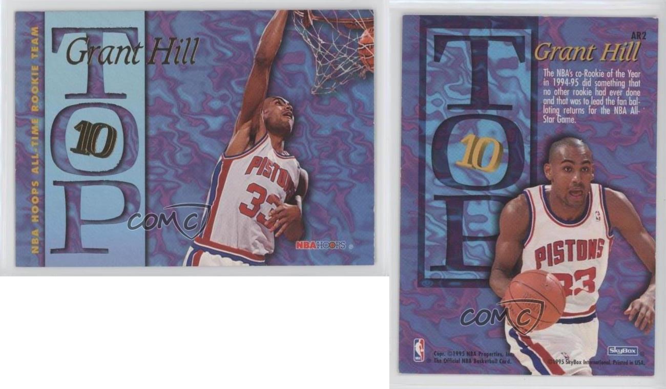 1995-96 NBA Hoops Top 10 Grant Hill #AR2 HOF