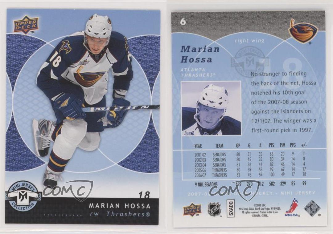 marian hossa thrashers jersey