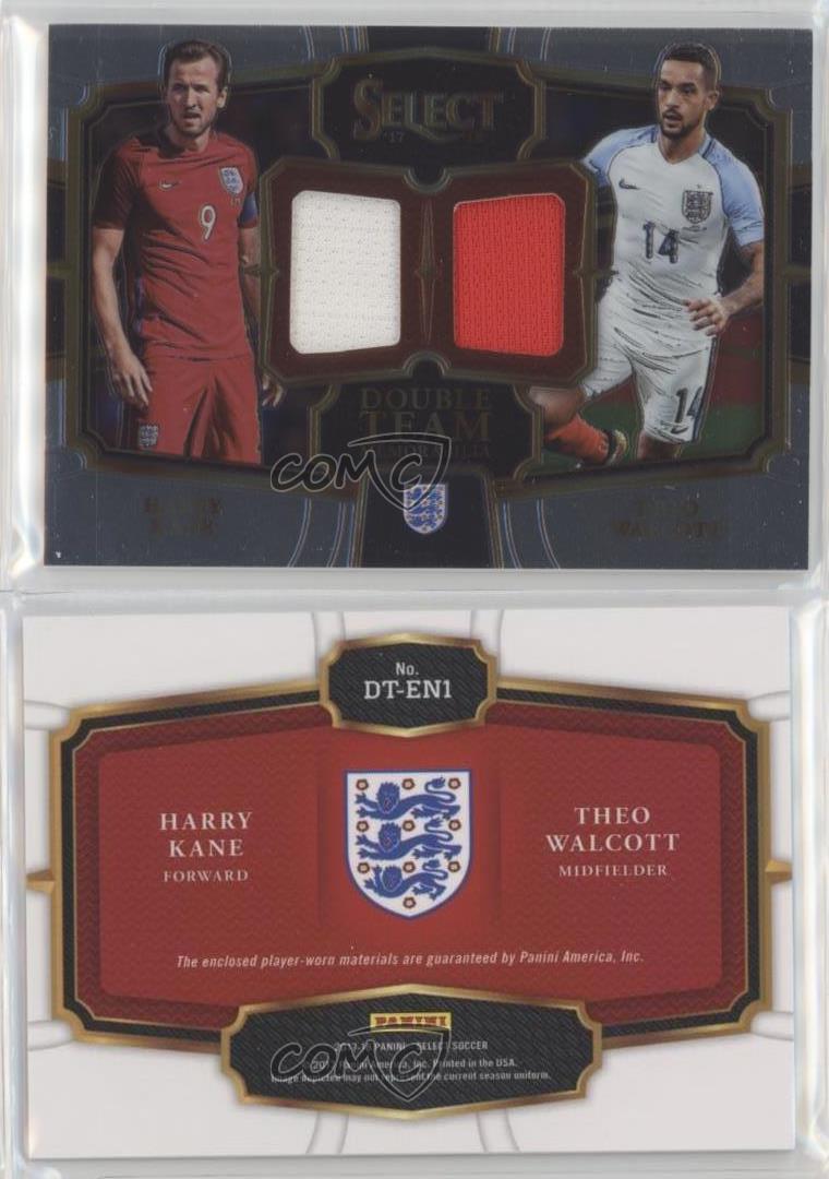 2017/18 Select Soccer Harry Kane/Walcott Double Team Jersey Relic 4/199 England 