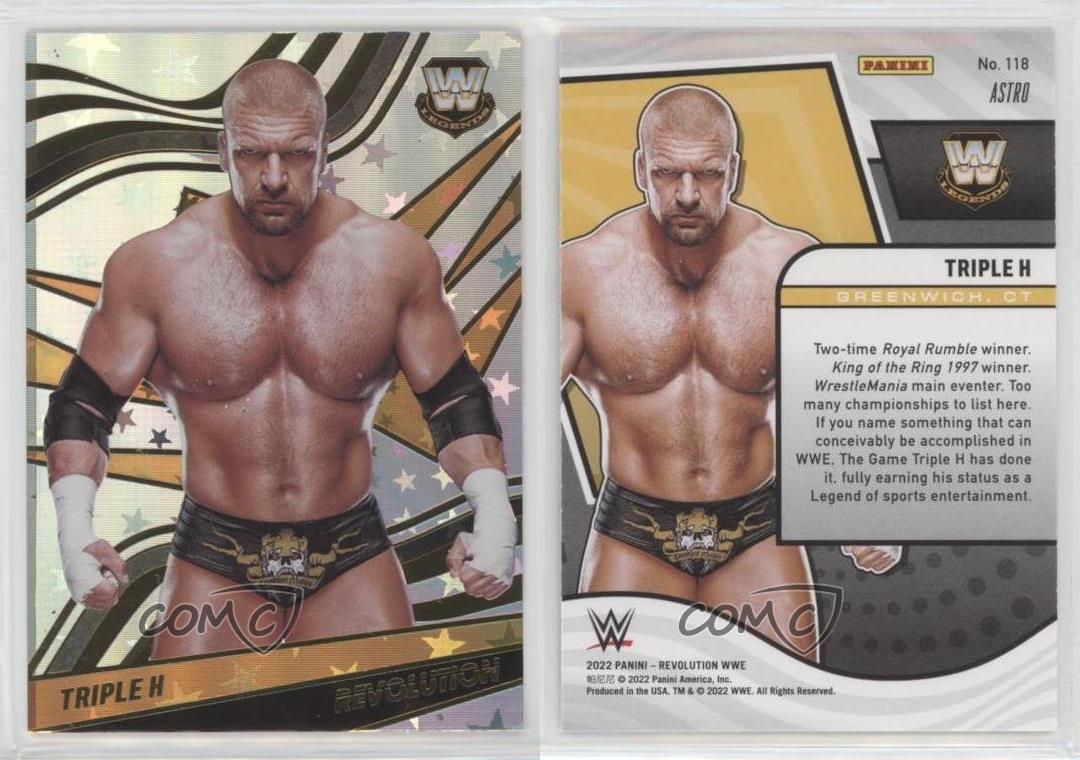 2022 Panini Revolution WWE Legends Astro Triple H #118 eBay