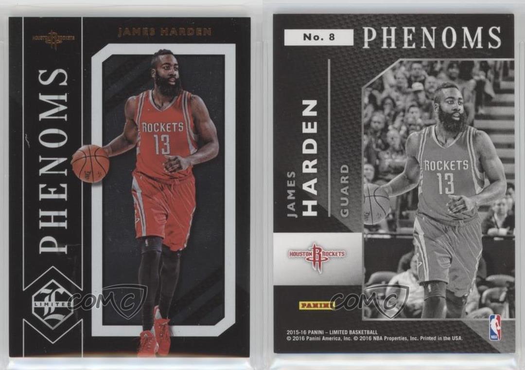 2015-16 Panini Limited Phenoms James Harden #8 - Picture 3 of 4