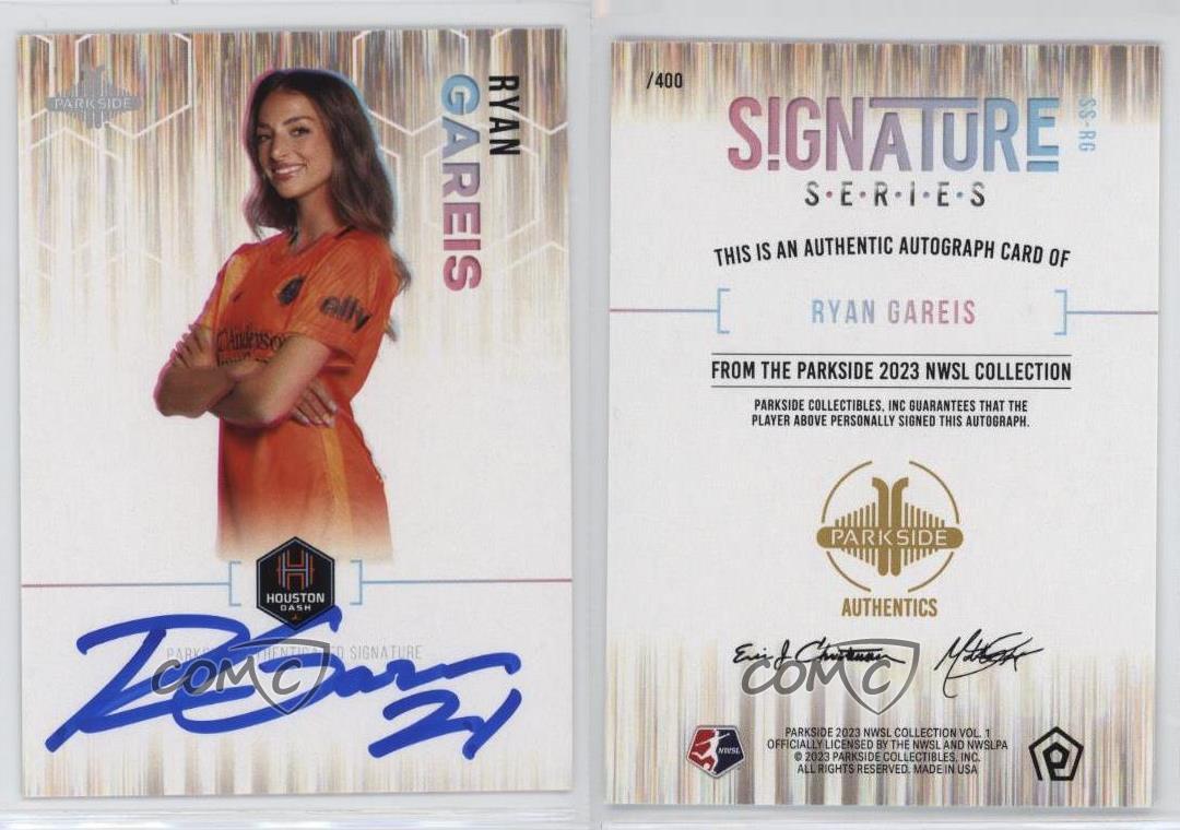 2023 Parkside NWSL Vol. 1 - Signature Series Autographs #SS-RG Ryan Gareis (AU)