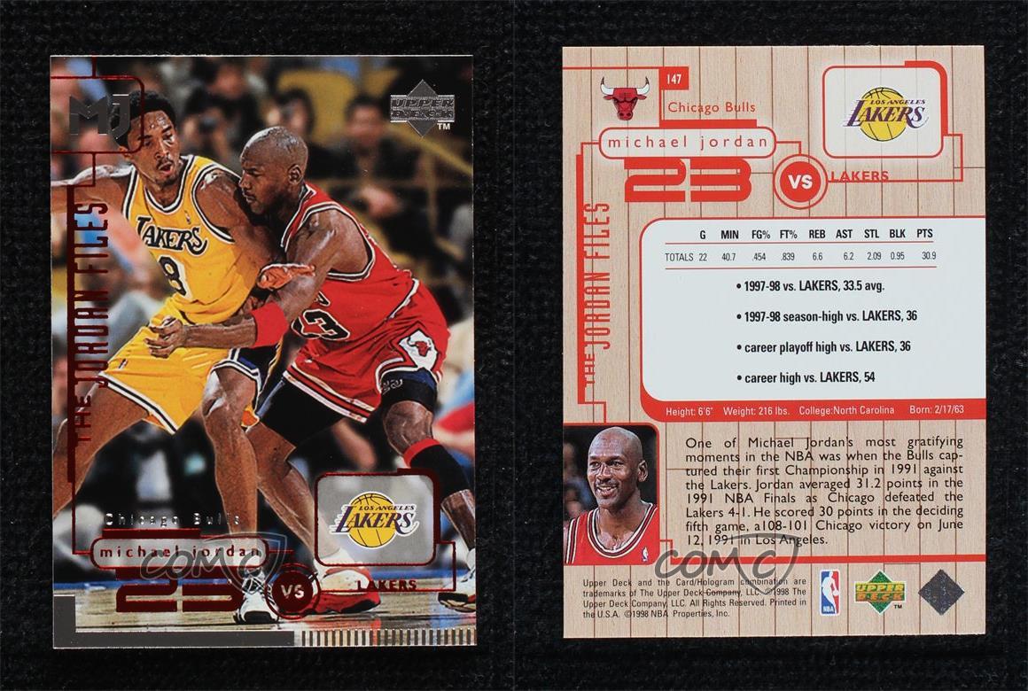 1998-99 Upper Deck Living Legend Michael Jordan Kobe Bryant (Guarding )  #147 HOF | eBay