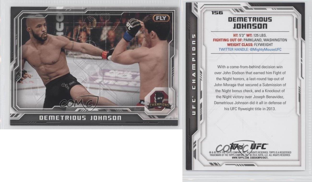 Demetrious Johnson 2014 Topps UFC Champions # 156 Mighty Mouse 