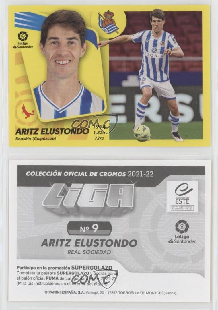 2021-22 Panini La Liga Santander Este Stickers Real Sociedad Aritz  Elustondo #9 | eBay