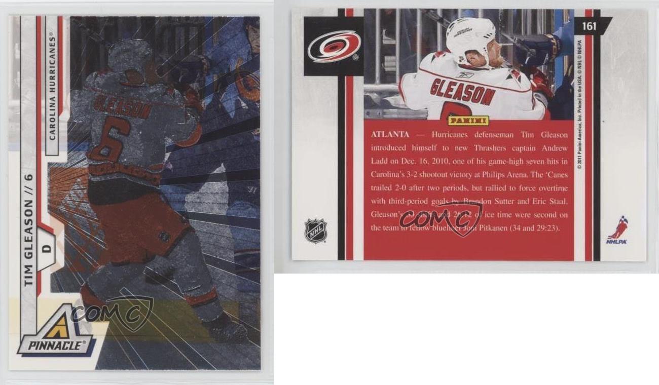 2010-11 Panini Pinnacle Rink Collection Tim Gleason #161