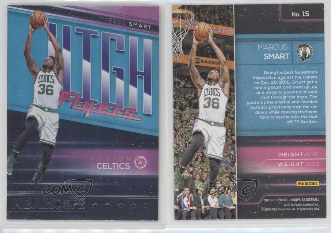Details About 2016 17 Panini Nba Hoops High Flyers Marcus Smart 15