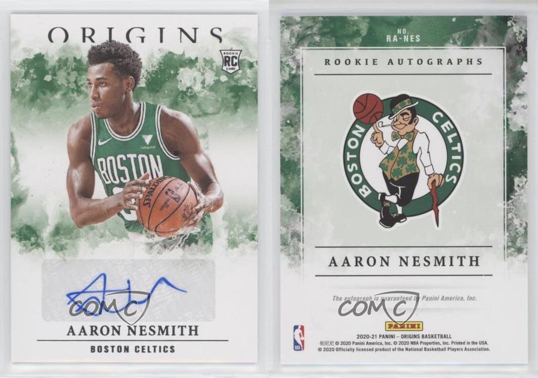 2020-21 Panini Origins Rookie Auto Aaron Nesmith #RA-NES Auto RC - Bild 3 von 4