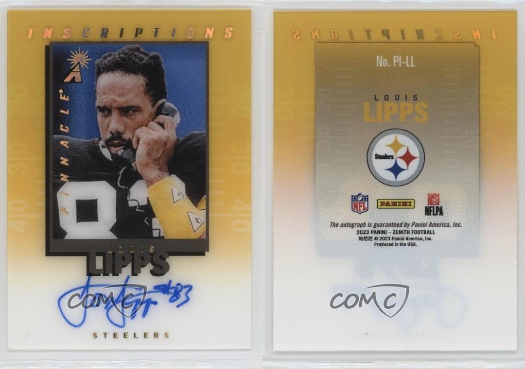 2024 Panini Zenith Pinnacle Inscriptions Louis Lipps #PI-LL Auto