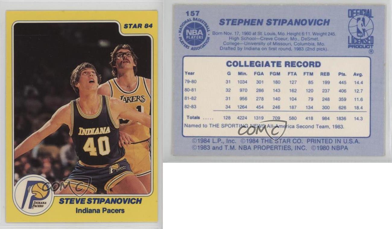 1983-84 Star Steve Stipanovich #157 Rookie RC