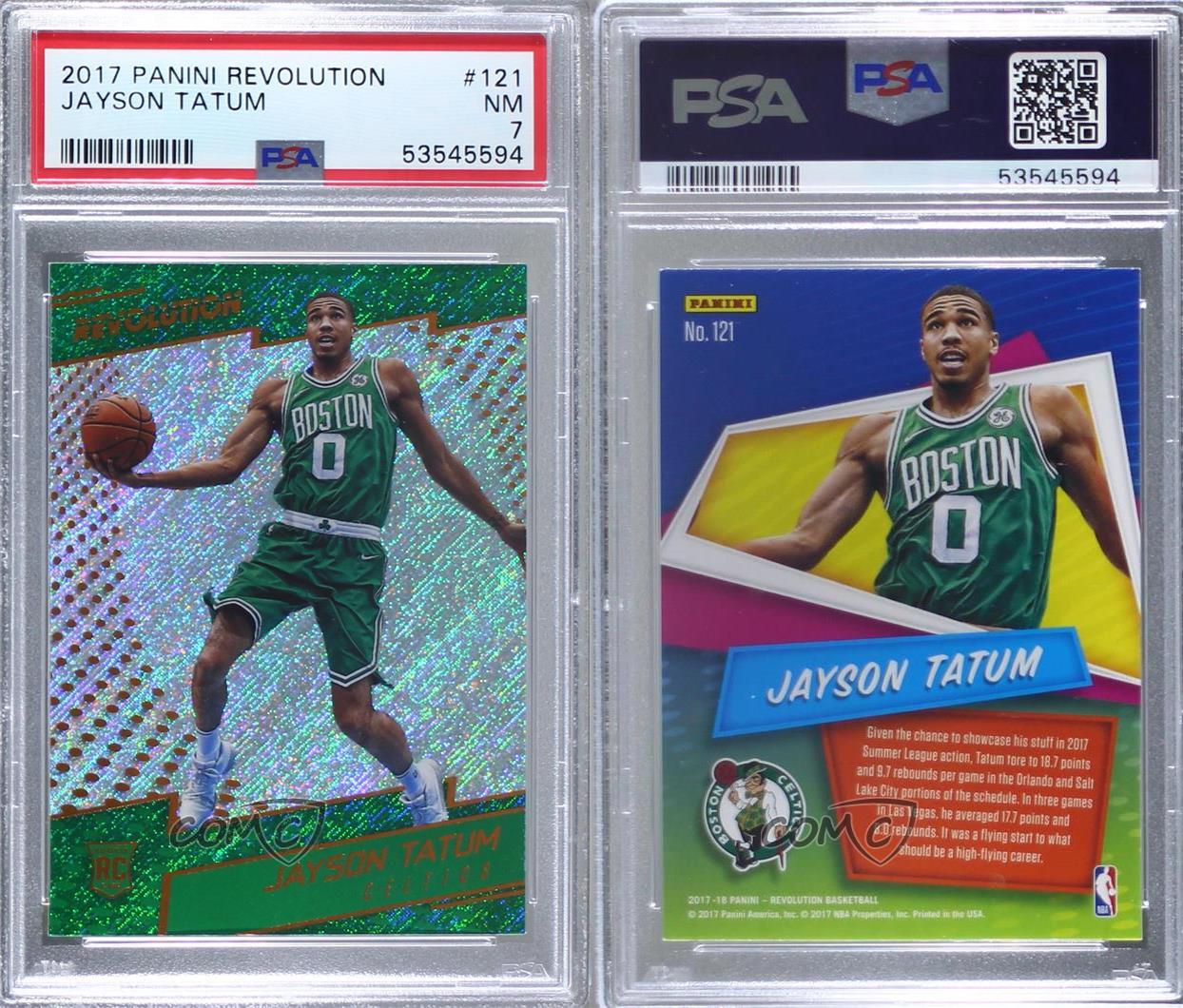 その他 2017 Jayson Tatum Rookie Revolution NBA 3X Lot Jayson Tatum 2017-18 Revolution #121 Rookie RC Panini
