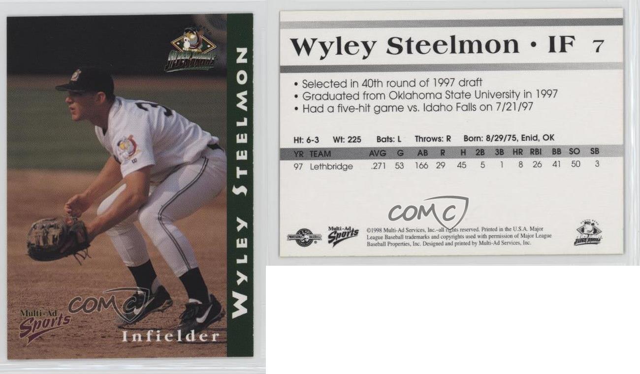 1998 Multi-annonces Sports South Bend Silver achats Hawks Wyley Steelmon #7