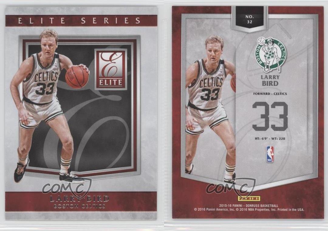 2015-16 soldes Panini Donruss The Elite Series Larry Bird #32 HOF